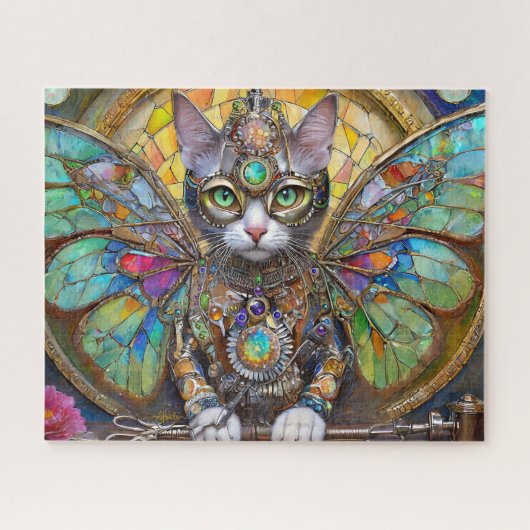 Prins Kitty Kat van de Vlindervleugel Brigade Legpuzzel (Horizontaal)