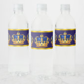 Prins Koning Kroon Waterfles Labels Etiket (Flessen)