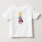 Prins, Koning, Ridder, Zwaard, Kroon, Blond Haar Kinder Shirts (Voorkant)