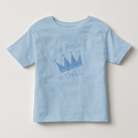 Prins Kroon 3e Verjaardag Tshirts en geschenken (Voorkant)