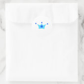 prins-kroon ronde sticker (Tas)