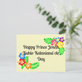 Prins Kūhiō Dag (Hawaï) Briefkaart (Staand voorkant)