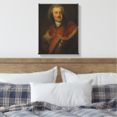 Prins leopold van Dessau Canvas Afdruk (Insitu (Slaapkamer))