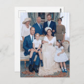 Prins Louis christening, juli 2018 gestileerd Briefkaart (Voorkant / Achterkant)