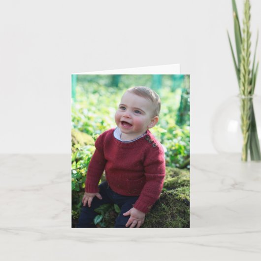 Prins Louis viert 1e verjaardag Kaart (Voorkant)