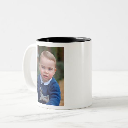 Prins Louis viert 1e verjaardag Tweekleurige Koffiemok (Voorkant links)