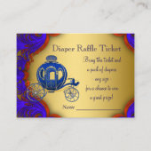 Prins Luier Raffle Tickets Informatiekaartje (Voorkant)