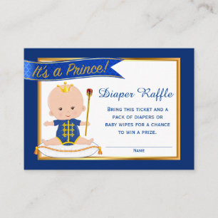 Prins Luier Raffle Tickets Informatiekaartje