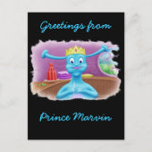 Prins Marvin op Brita's winkel Briefkaart (Voorkant)