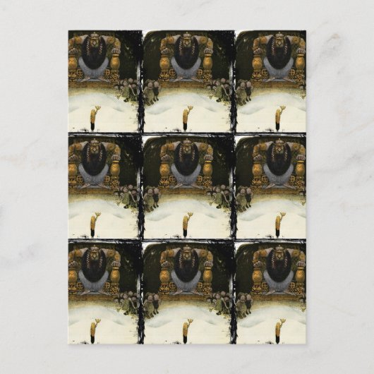 Prins met de Troll King Briefkaart (Voorkant)