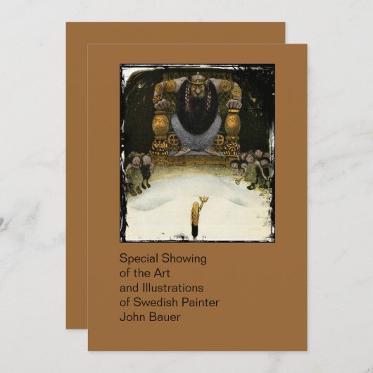 Prins met de Troll King Kaart (Voorkant / Achterkant)