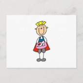 Prins met glijper briefkaart (Voorkant)