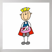 Prins met glijper poster (Voorkant)