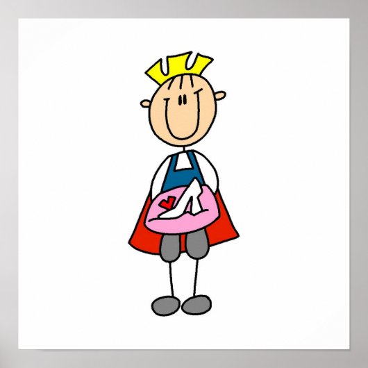 Prins met glijper poster (Voorkant)