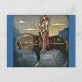 Prins met vogel briefkaart (Voorkant)