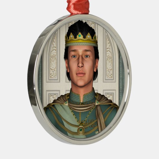Prins Metalen Ornament (Rechts)