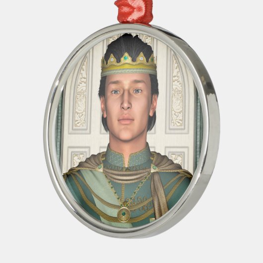 Prins Metalen Ornament (Links)