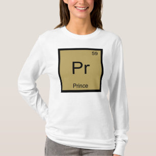 Prins Naam Chemie Element Periodiek Systeem T-shirt