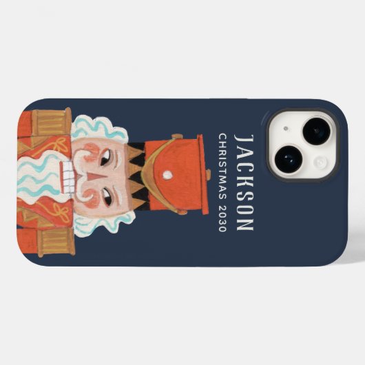 Prins nutcracker ballettekenblauw Case-Mate iPhone case (Achterkant (horizontaal))