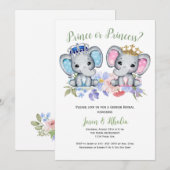 Prins of Princess Gender Reopenbaarmaken Kaart (Voorkant / Achterkant)