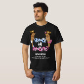 Prins of prinses Grandma Ethnic Gender Reopenbaarm T-shirt (Voorkant volledig)
