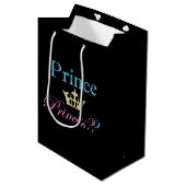 Prins of prinses? medium cadeauzakje (Voorkant Gekanteld)