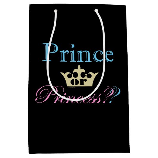 Prins of prinses? medium cadeauzakje (Voorkant)