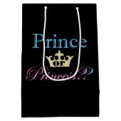 Prins of prinses? medium cadeauzakje (Achterkant)