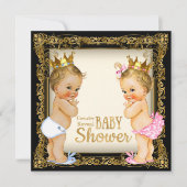 Prins of prinses onthult Fancy Baby shower Kaart (Voorkant)