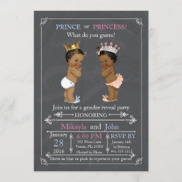 Prins of prinses onthult geslacht Afro-Amerikaan Kaart