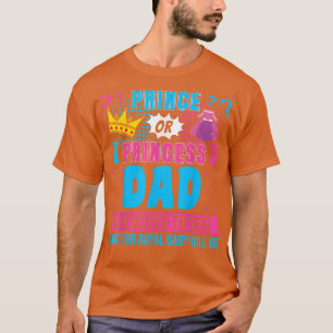 Prins of prinses Pap Baby Gender Revee Party T-shirt