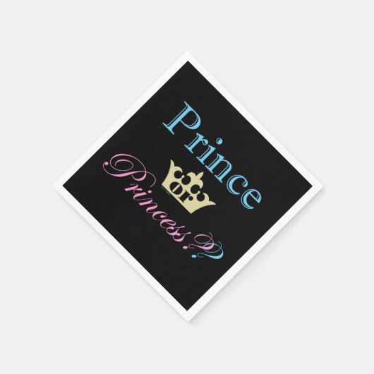 Prins of prinses? servetten (Hoek)