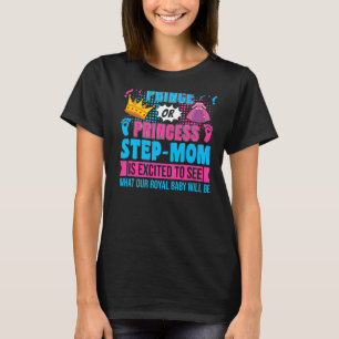 Prins of prinses Stap Baby Gender onthullen Par T-shirt