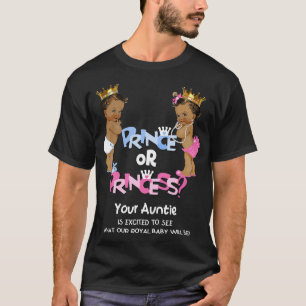 Prins of prinses tante etnische Geslacht onthullen T-shirt
