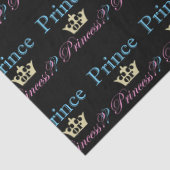 Prins of prinses? tissuepapier (Detail)