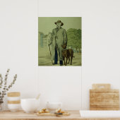 Prins Otto von Bismarck in Friedrichsruh Poster (Keuken)