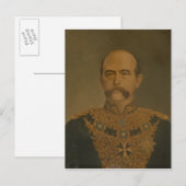 Prins Otto von Bismarck in het uniform van Diploma Briefkaart (Voorkant / Achterkant)