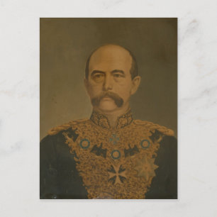 Prins Otto von Bismarck in het uniform van Diploma Briefkaart