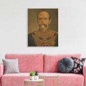Prins Otto von Bismarck in het uniform van Diploma Canvas Afdruk (Insitu (Woonkamer))