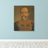 Prins Otto von Bismarck in het uniform van Diploma Canvas Afdruk (Insitu (Houten vloer))