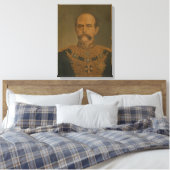 Prins Otto von Bismarck in het uniform van Diploma Canvas Afdruk (Insitu (Slaapkamer))