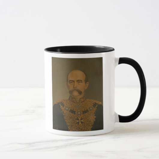 Prins Otto von Bismarck in het uniform van Diploma Mok (Rechts)