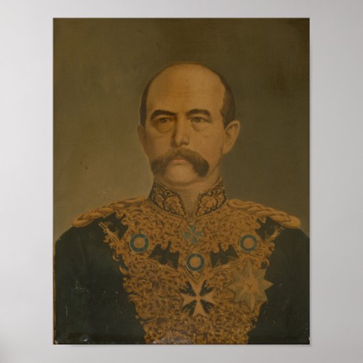 Prins Otto von Bismarck in het uniform van Diploma Poster (Voorkant)