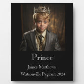 Prins Pageant Plaque Fotoplaat (Voorkant)