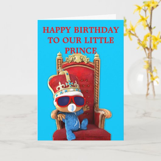 Prins Peekaboo Kaart (Gele Bloem)