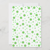 Prins prins Eerste partij schattig groen Kaart (Achterkant)