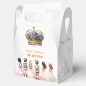 Prins prinses tweeling koninklijke verjaardag jong bedankdoosjes (Geopend)