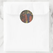 Prins Ridder in glanzende wapenrusting Prinses Ronde Sticker (Tas)