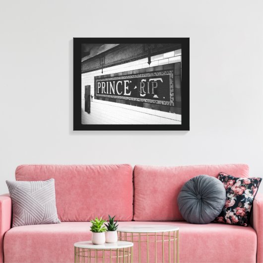 Prins (RIP) Canvas Afdruk (Insitu (Woonkamer))