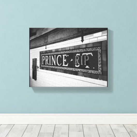 Prins (RIP) Canvas Afdruk (Insitu (Houten vloer))